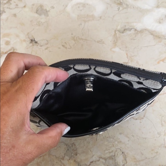 Coach Monogram & Patent Leather Wristlet Wallet - Picture 5 of 5